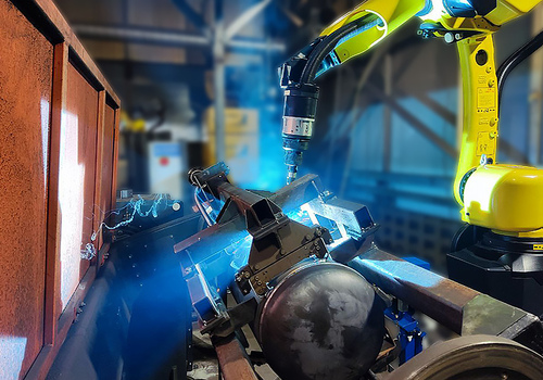 Robotic Welding Compressor Tank