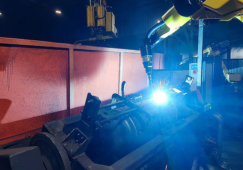 Robotic Welding Compressor Tank