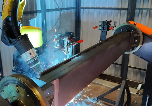 Robotic Agro Fork Welding