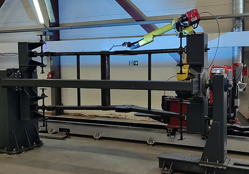 Robotic Welding of Excavator Boom