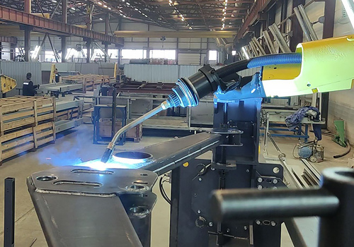 Robotic Welding of Excavator Boom