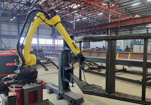 Robotic Welding of Excavator Boom