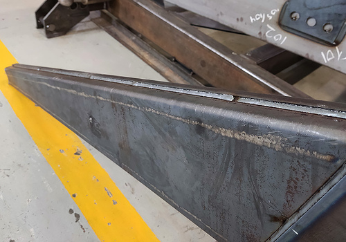 Robotic Welding of Excavator Boom