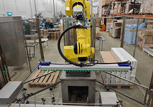 Robotic Unloading and Palletizing