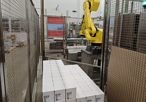 Robotic Unloading and Palletizing
